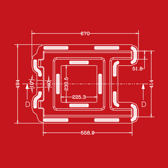 3D Design of reinforced Roto Molding