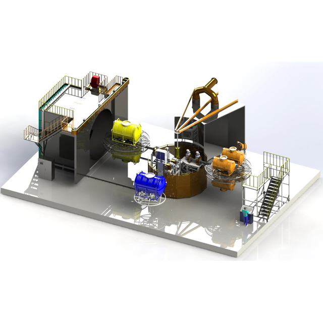 Carrousel Rotomolding Machine for Water Tank