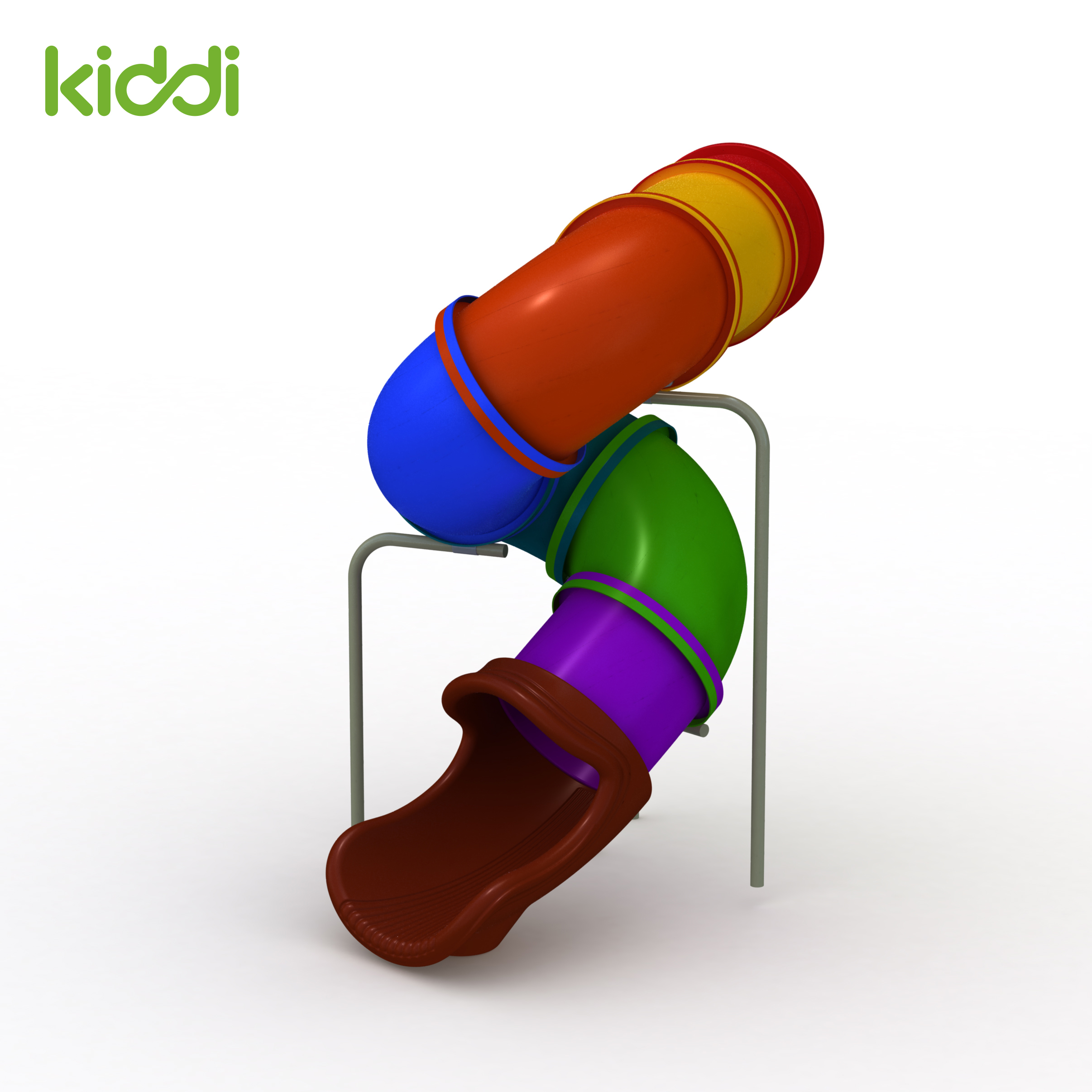 Aluminum Rotational Molding for Spiral Tube Slide for Kids Playground Equipment