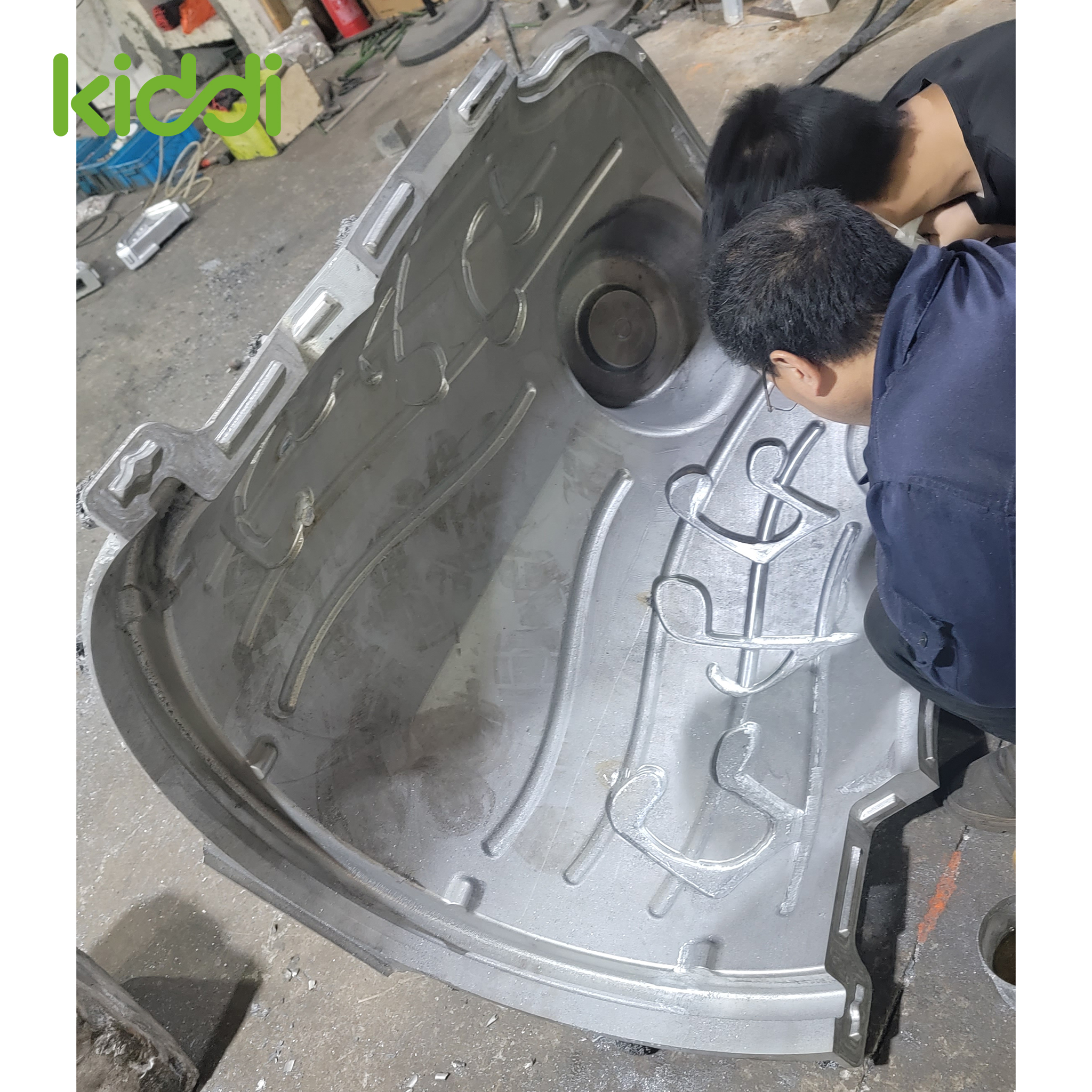 Spiral Tube Slide Mold made by Cast Aluminum