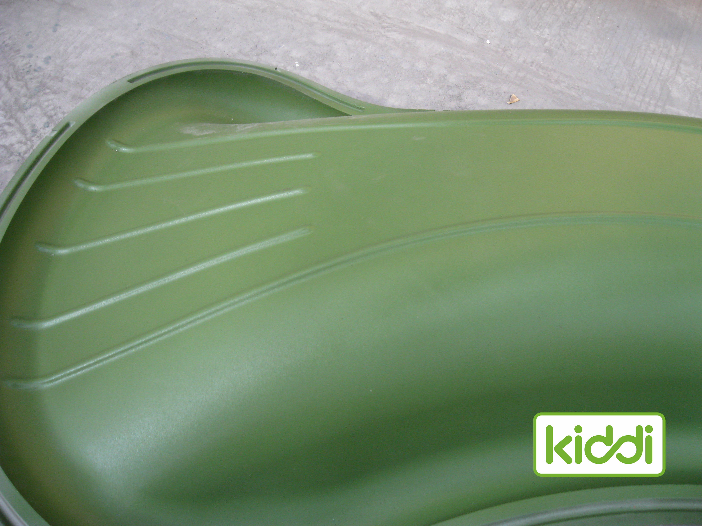 Aluminum Roto Mould for Kids Left Curved Plastic Slide Playground