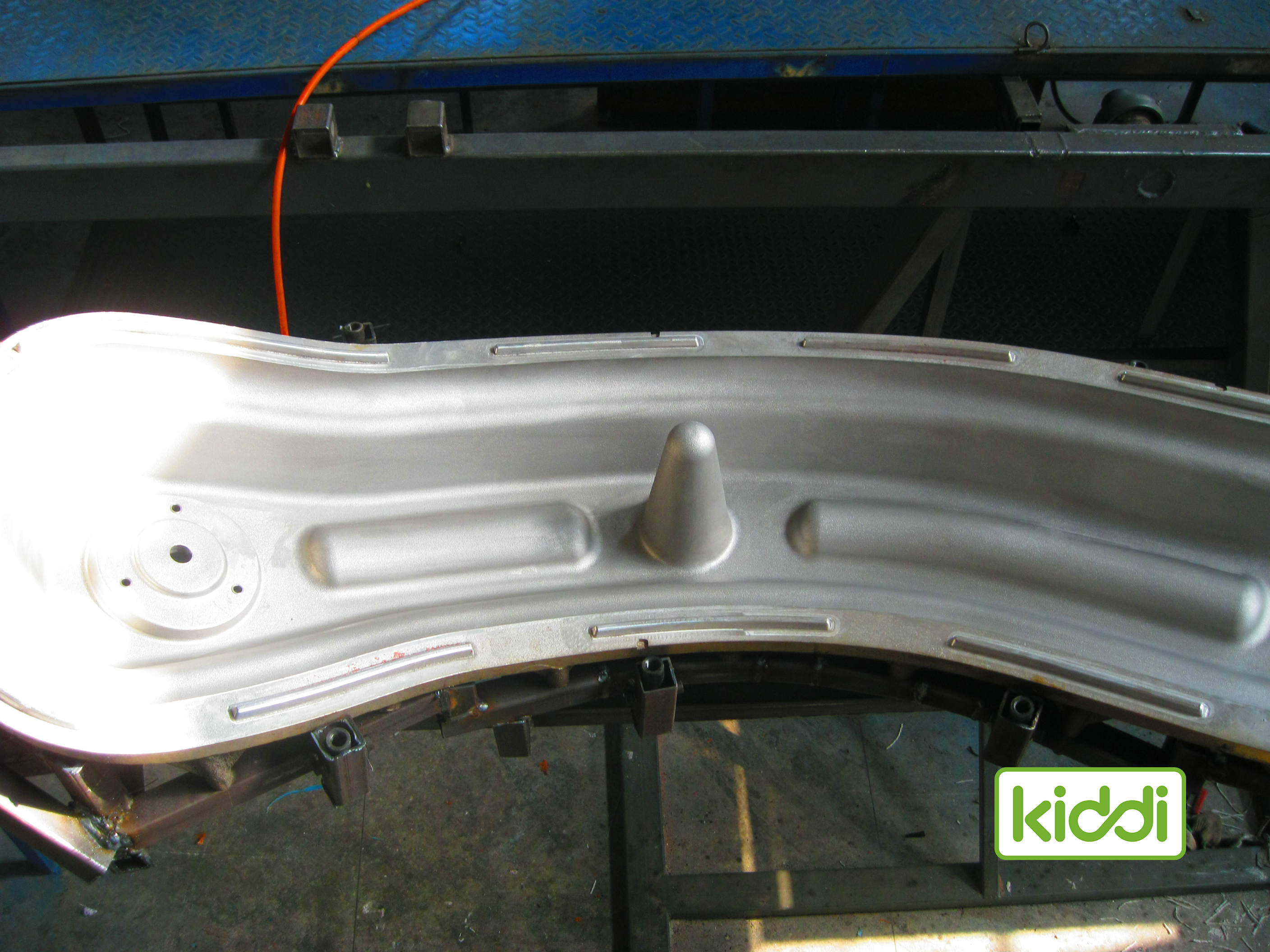 Aluminum Rotational Mold for Plastic Banana Slide for Playground Equipment