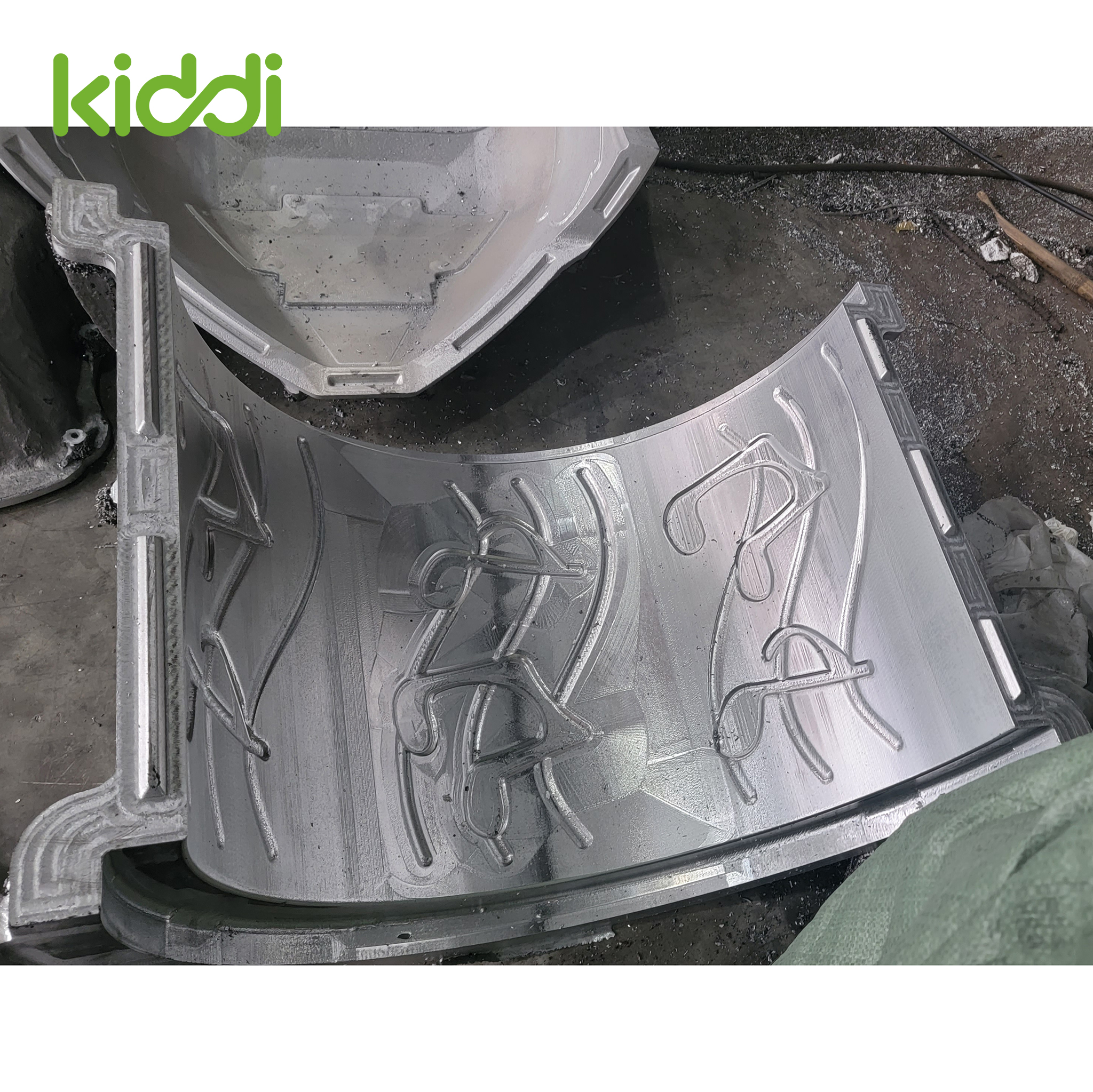 Spiral Tube Slide Mold made by Cast Aluminum