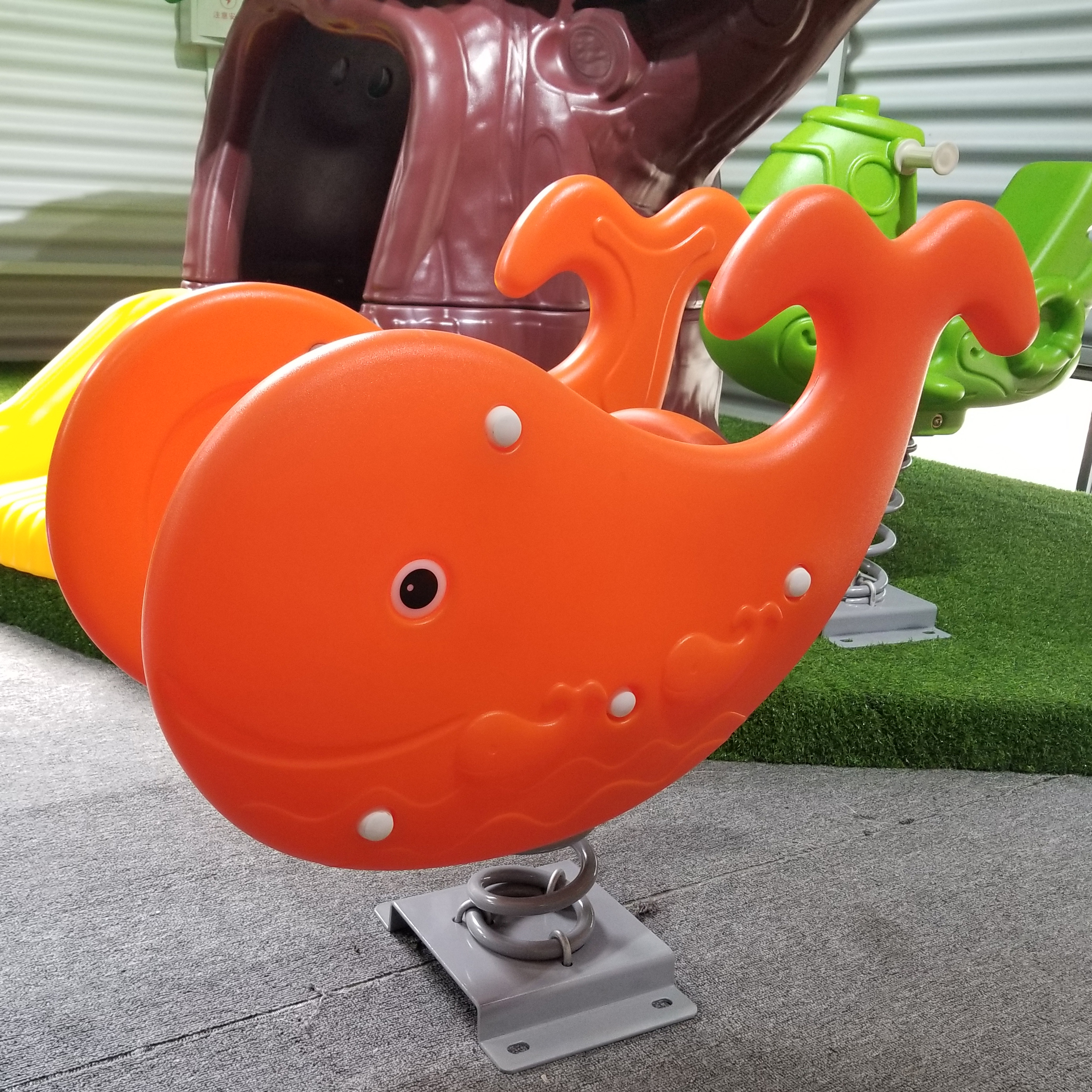 LLDPE Kids Spring Rider Made of Roto Moulding 