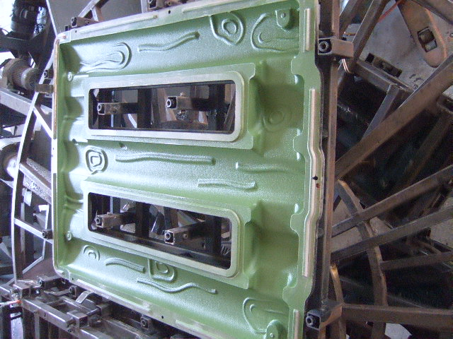 Aluminum Rotational Molding For Plastic Playground Equipment Panel With Teflon Coated