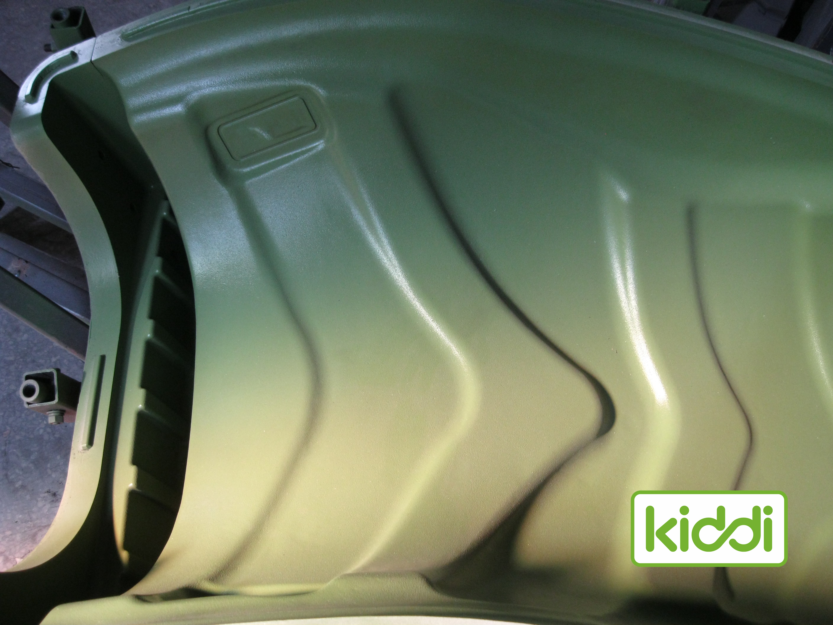 Aluminum Roto Mould for Kids Left Curved Plastic Slide Playground