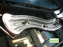 Aluminum Rotational Mold for Plastic Banana Slide for Playground Equipment