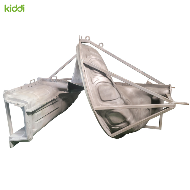 2000 Mm Plastic Playground Spiral Slide Made of Steel Sheet Roto Mold