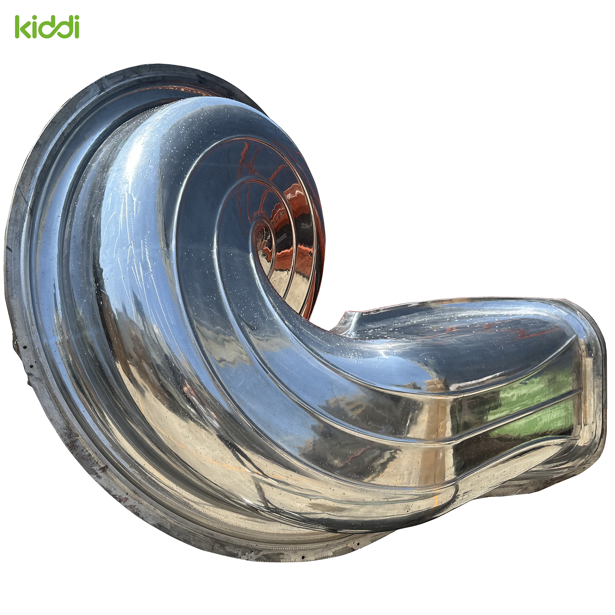 Aluminum Rotational Mold for Spiral Slide with Polished Surface