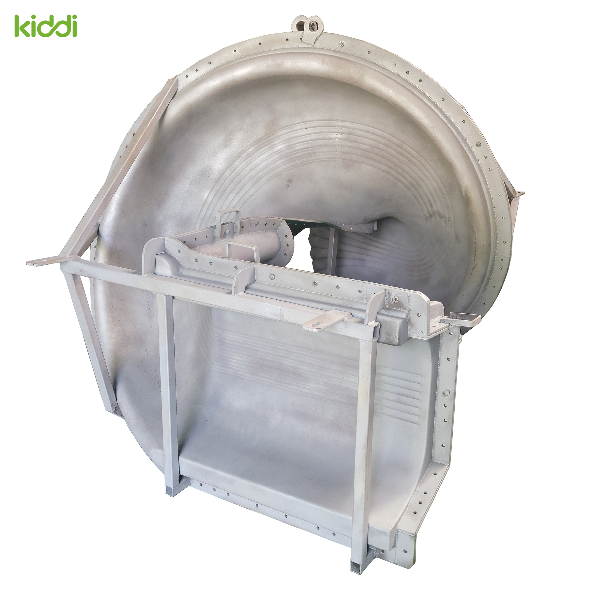 2000 Mm Plastic Playground Spiral Slide Made of Steel Sheet Roto Mold