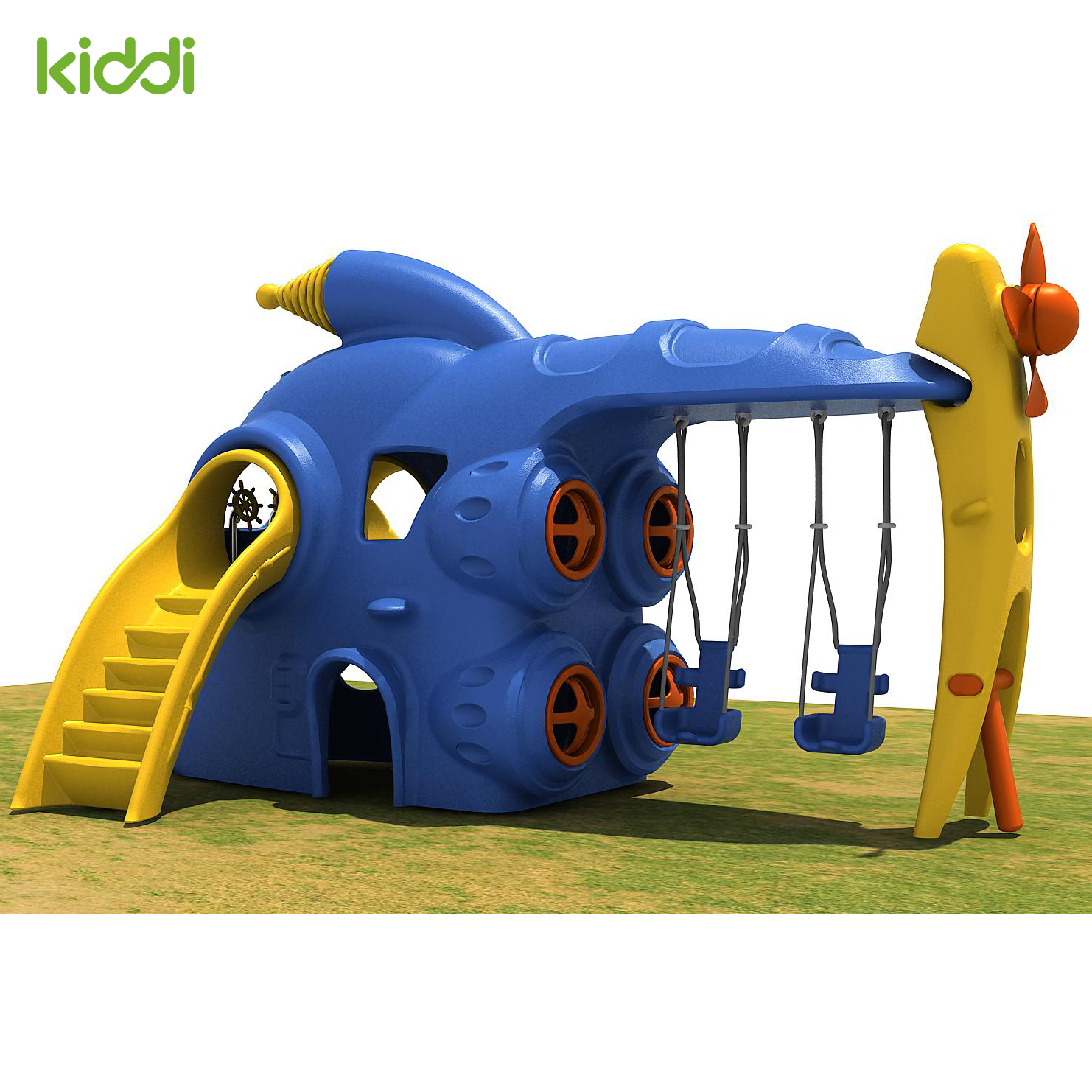 Aluminum Roto Mold for Big Plastic Playground with Slide and Swing